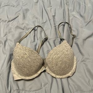 Calvin Klein heather grey lightly lined bra 32A